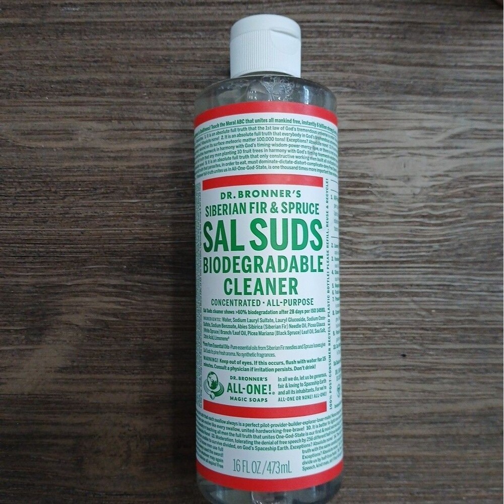 Dr. Bronner's Sal Suds Biodegradable Cleaner Siberian Fir & Spruce 16 fl.oz